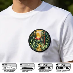 Parche bordado termoadhesivo Walker para gorra y ropa aire libre