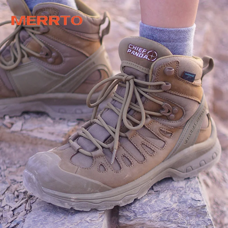 KOWM botas senderismo piel vaca impermeables antideslizantes trekking - imagen 5
