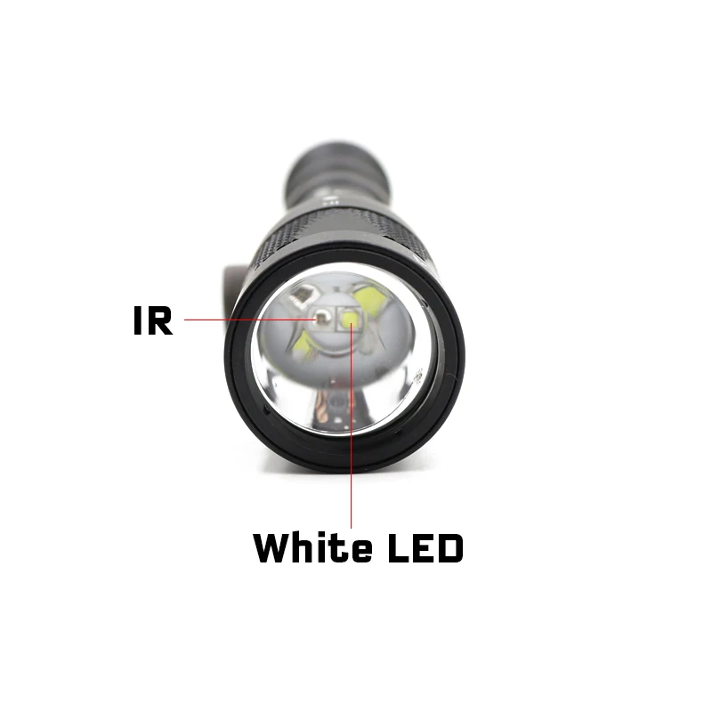 Linterna táctica SF M300V para rifle de airsoft con luz LED e infrarrojos