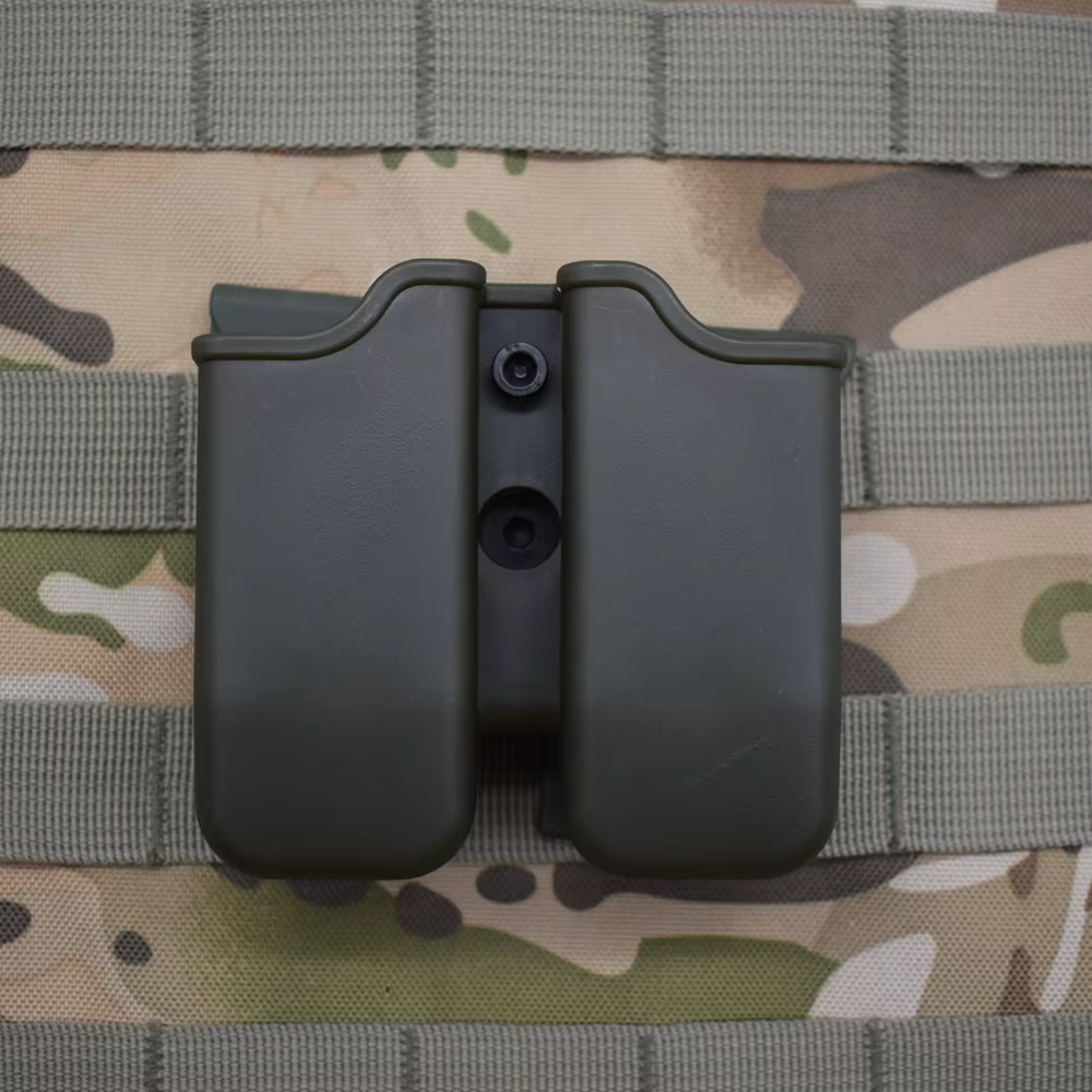 Funda táctica doble portacargadores 9mm/.40 – Clip cinturón-caza - imagen 2