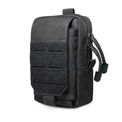 Bolsa táctica MOLLE para exteriores: riñonera EDC y funda móvil
