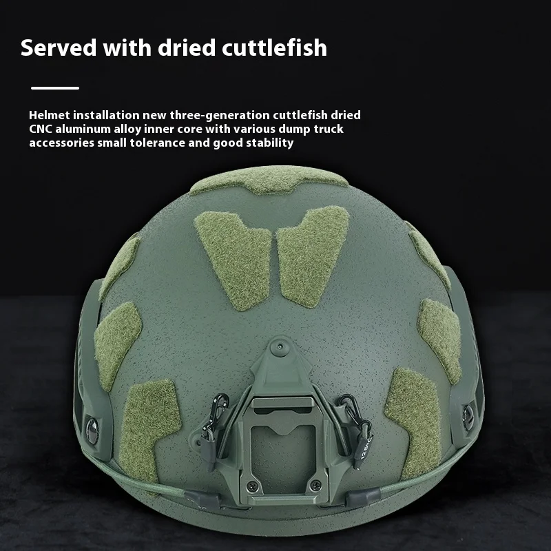 Casco táctico balístico ACH aramida NIJ IIIA FAST con suspensión