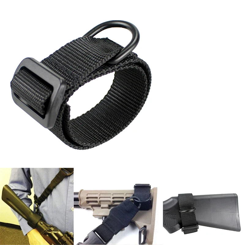 Adaptador correa táctica culata con anilla D y montaje rápido - imagen 3