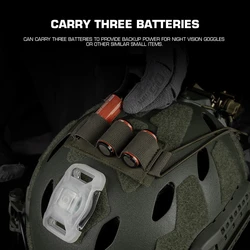 Correa elástica casco táctico Cordura para baterías