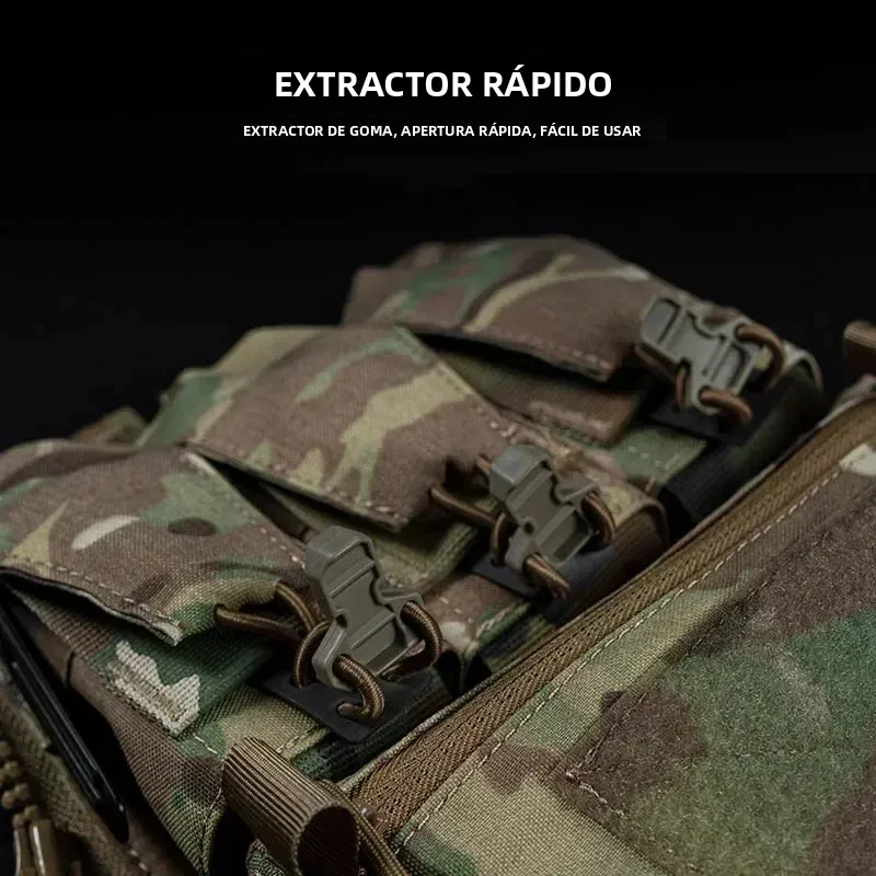 SINAIRSOFT panel trasero con cremallera para chaleco airsoft - imagen 2