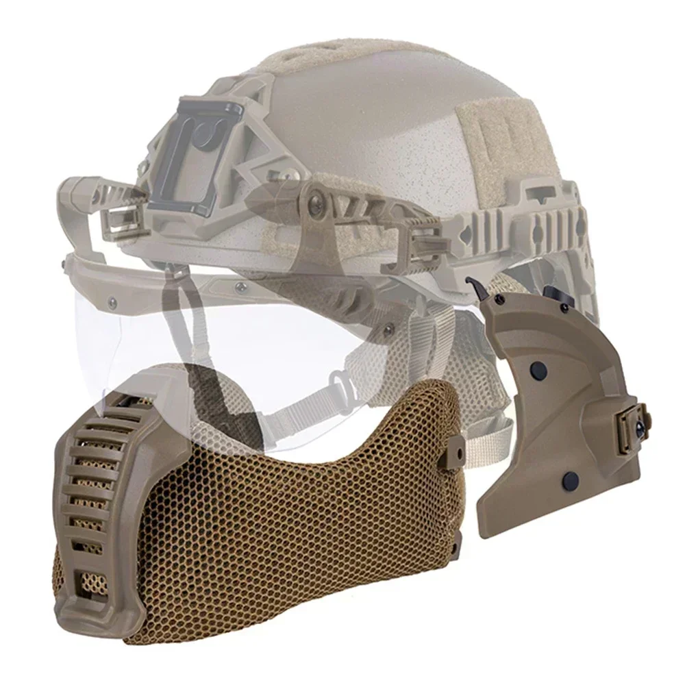 Protector bucal táctico Wendy para casco, airsoft y paintball - imagen 2