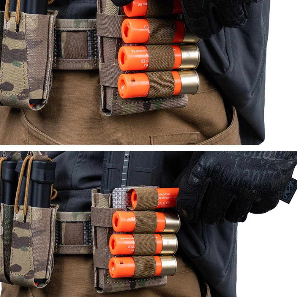 Bolsa táctica portacargadores MOLLE de extracción rápida para escopeta - imagen 2
