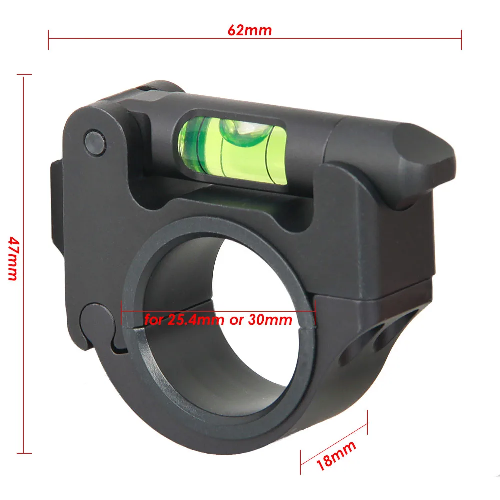 Hunter anillas rígidas para visor de caza, nivel de burbuja fijo - imagen 4