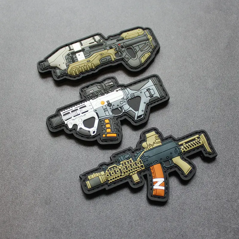 Parche táctico PVC 3D autoadhesivo Morale para brazalete - imagen 5