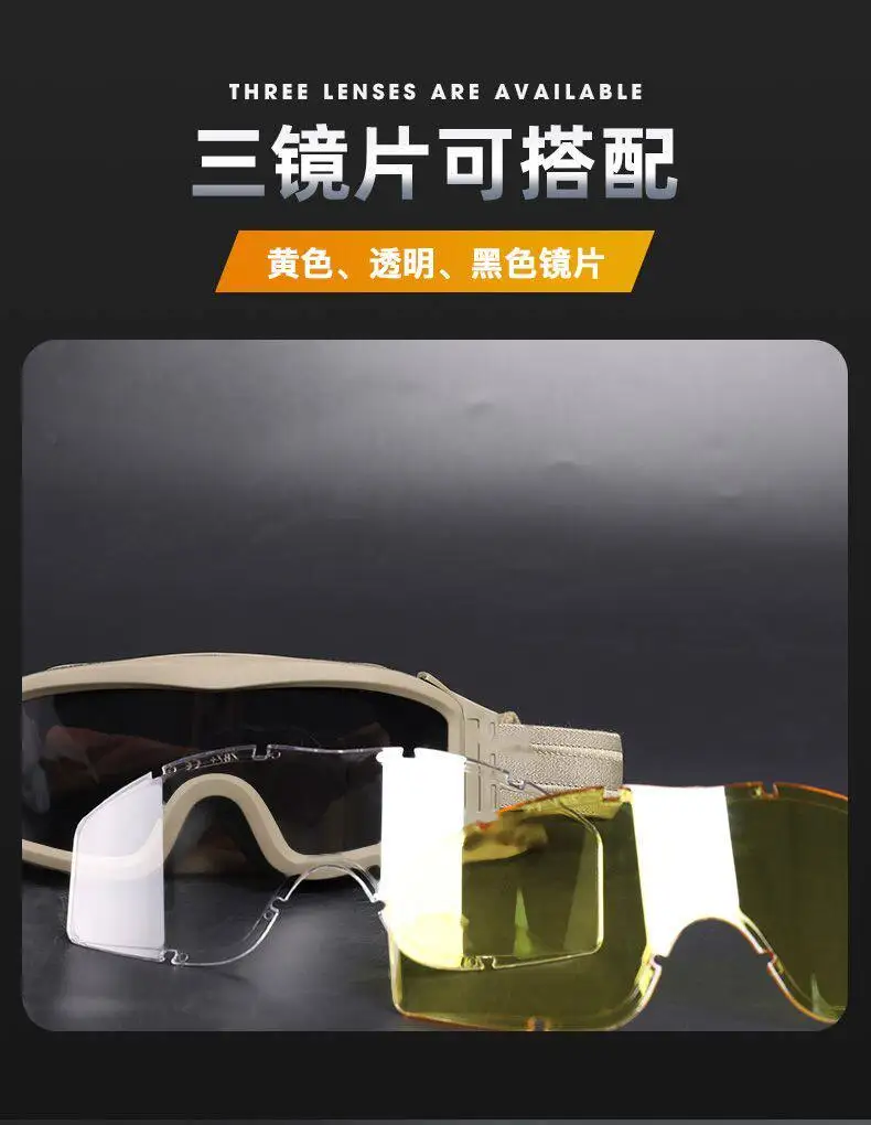Casco táctico con lentes polarizadas antivaho mejorado y antiviento - imagen 5