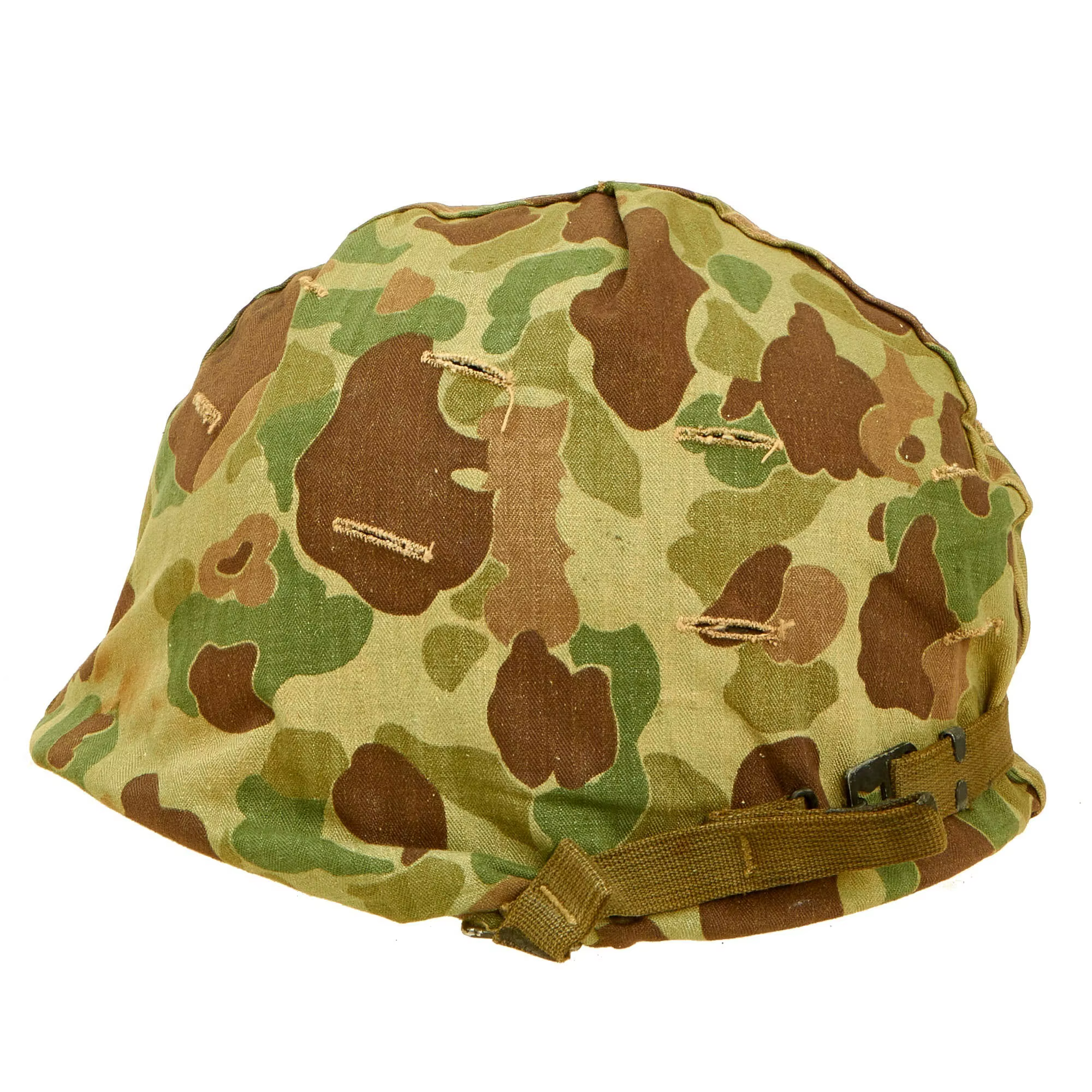 Funda casco M1 WWII ré plica Corps Marines camuflaje HBT - imagen 4