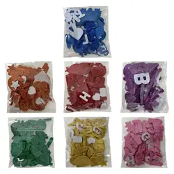 Pegatinas letras brillantes de espuma adhesiva para niños manualidades