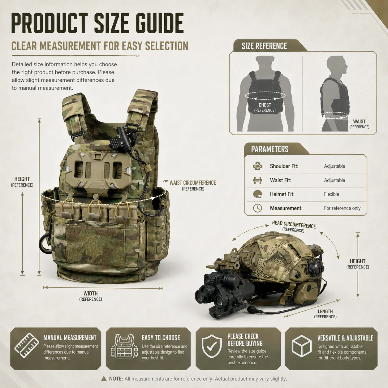 Chaleco táctico camuflaje utilitario con múltiples bolsillos ajustable - imagen 4