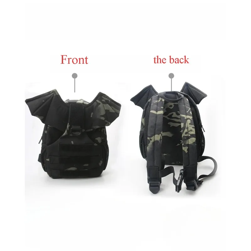 Mochila táctica de nailon camuflaje para viaje y aire libre - imagen 4
