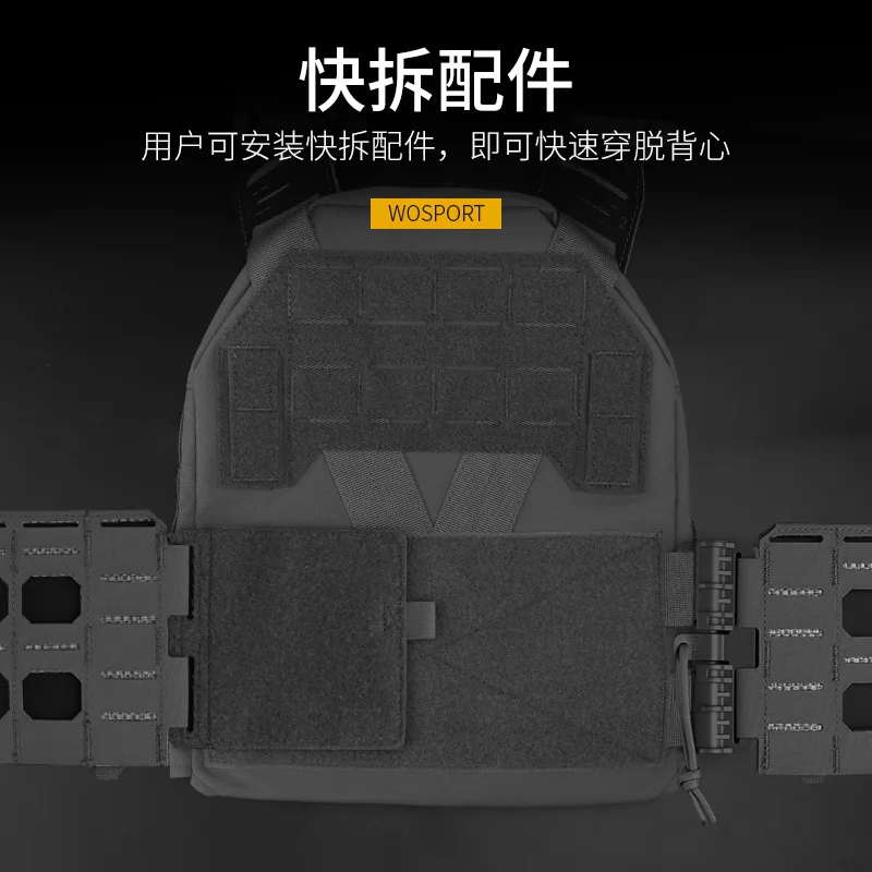 Adaptador MOLLE estilo K para chaleco portaplacas liberación rápida - imagen 3