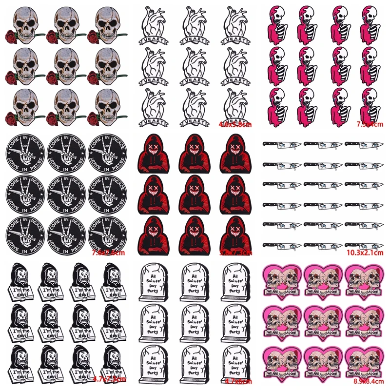Parche Punk Hip Hop diseño calavera (1)
