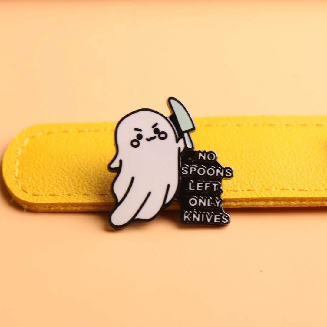 Broche metálico esmaltado para mochila e insignia de ropa Halloween - imagen 3