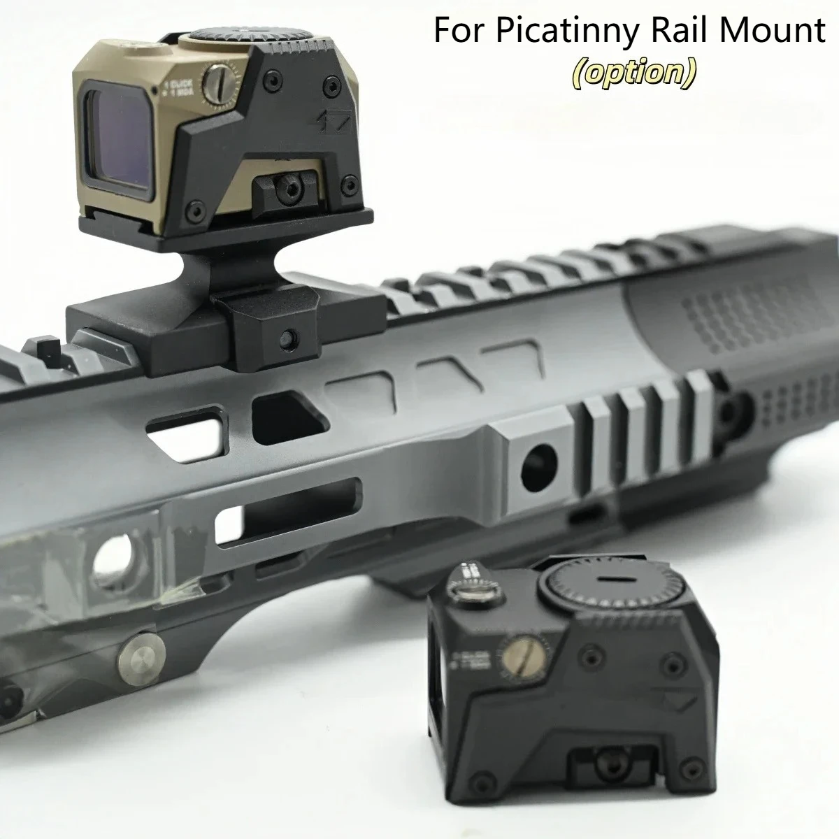 Mira Punto Rojo Táctica 3.3MOA – Óptica con Base RM Co-Witness para Pistola - imagen 4