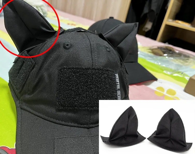 Casco táctico con orejas de gato para airsoft y cosplay - imagen 4