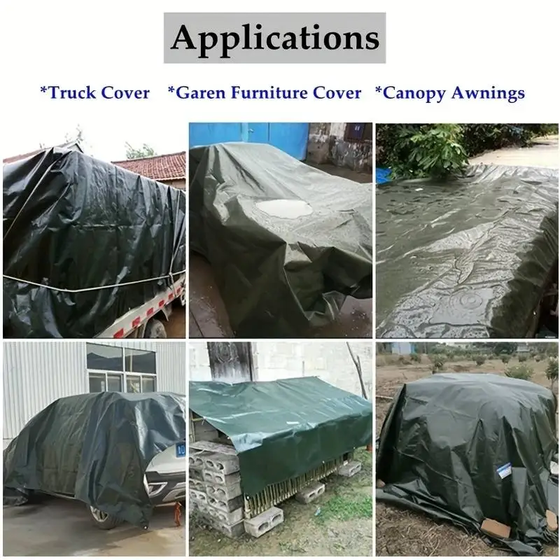 Lona impermeable multiusos con protección UV para camping y exterior