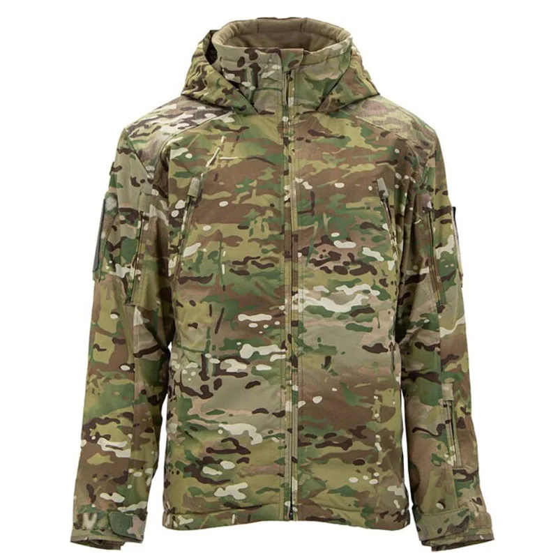 Chaqueta militar de esquí engrosada térmica resistente al frío