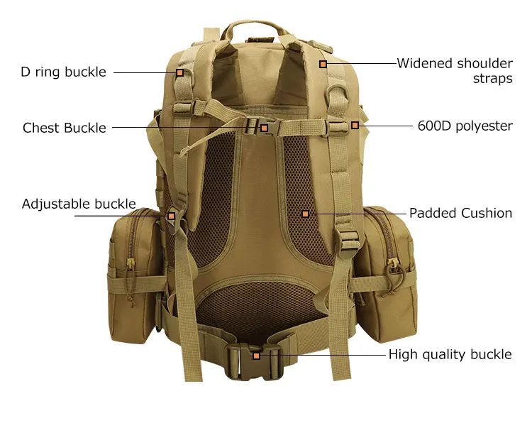 Mochila en uso outdoor