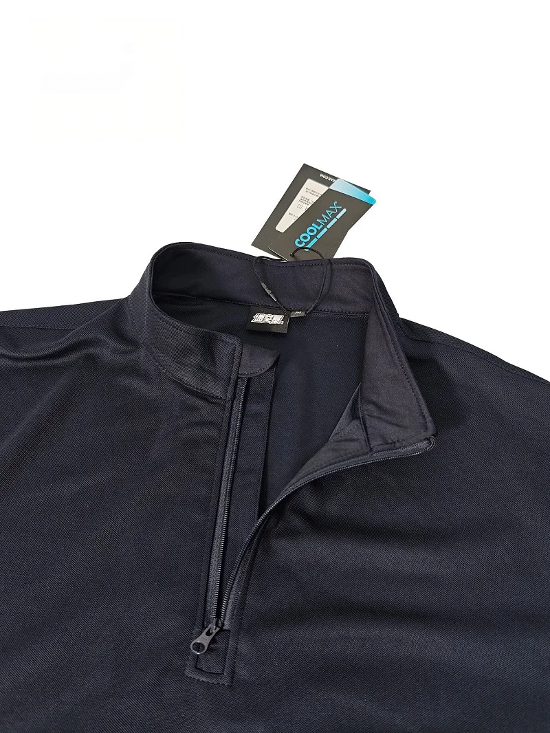 Camiseta Táctica Semi-Estrecha Hombre Transpirable con Cierre - imagen 2