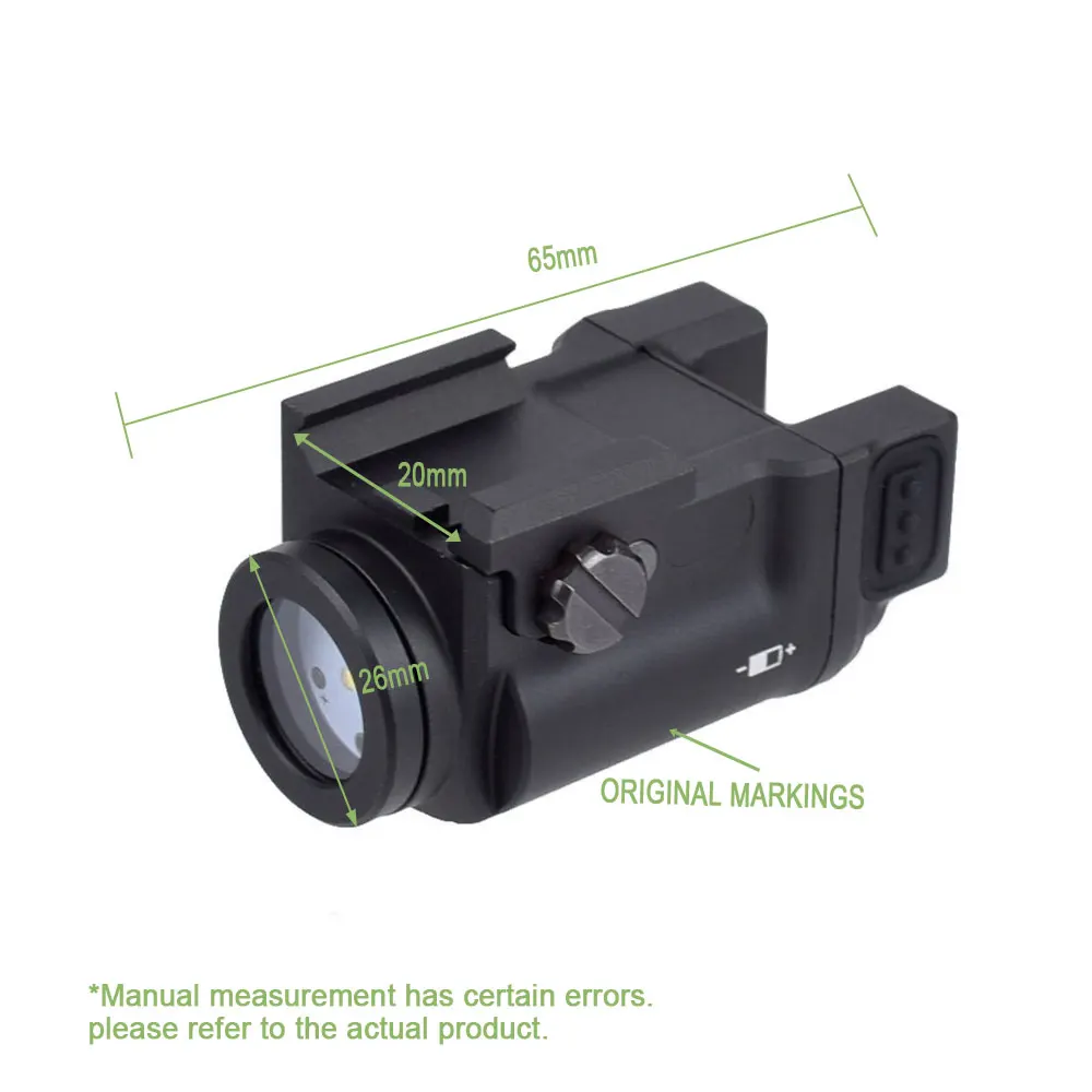 Linterna táctica SOTAC KLESCH-1S, luz de arma para riel Picatinny - imagen 4
