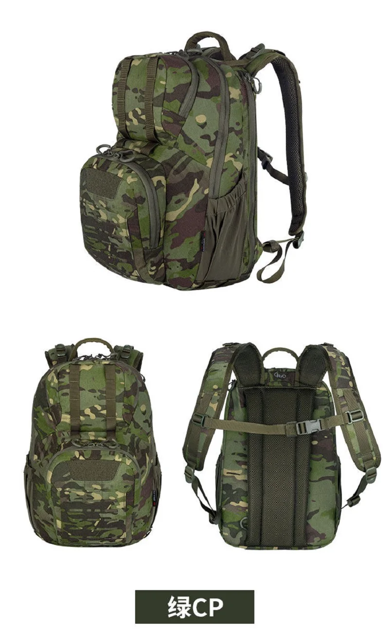 Mochila Multifuncional de Nailon para Exteriores en vista frontal
