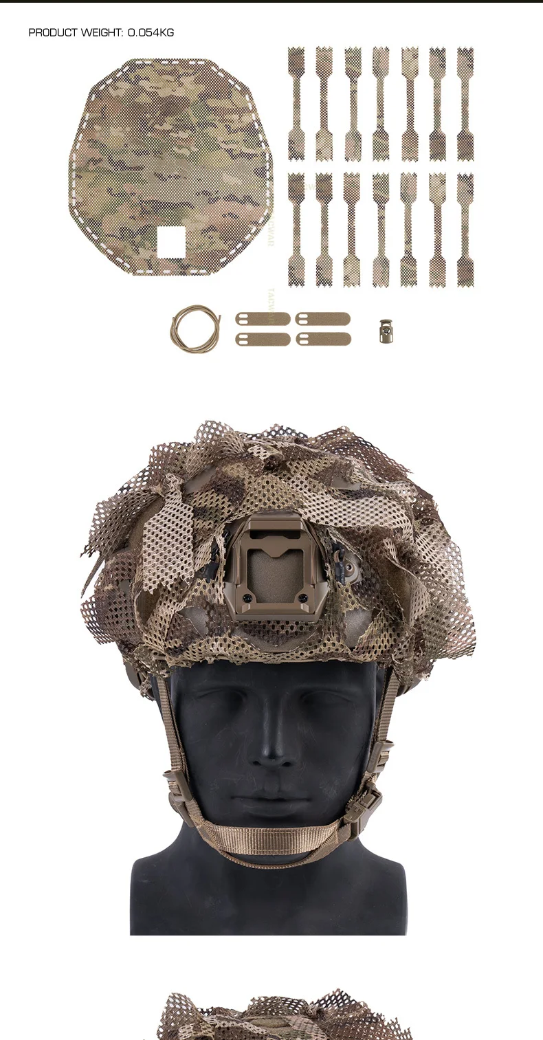 Detalle de camuflaje y textura