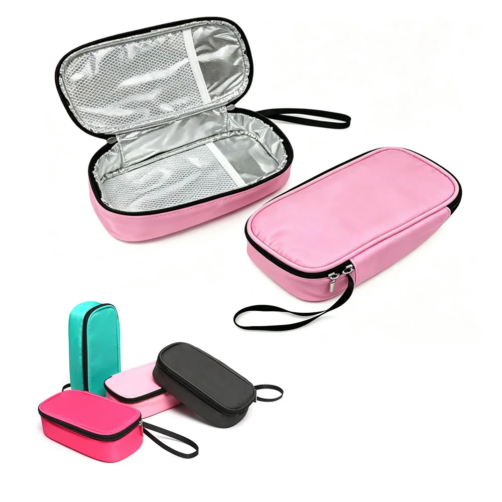 Bolsa térmica de frío para insulina, impermeable, sin gel - imagen 3