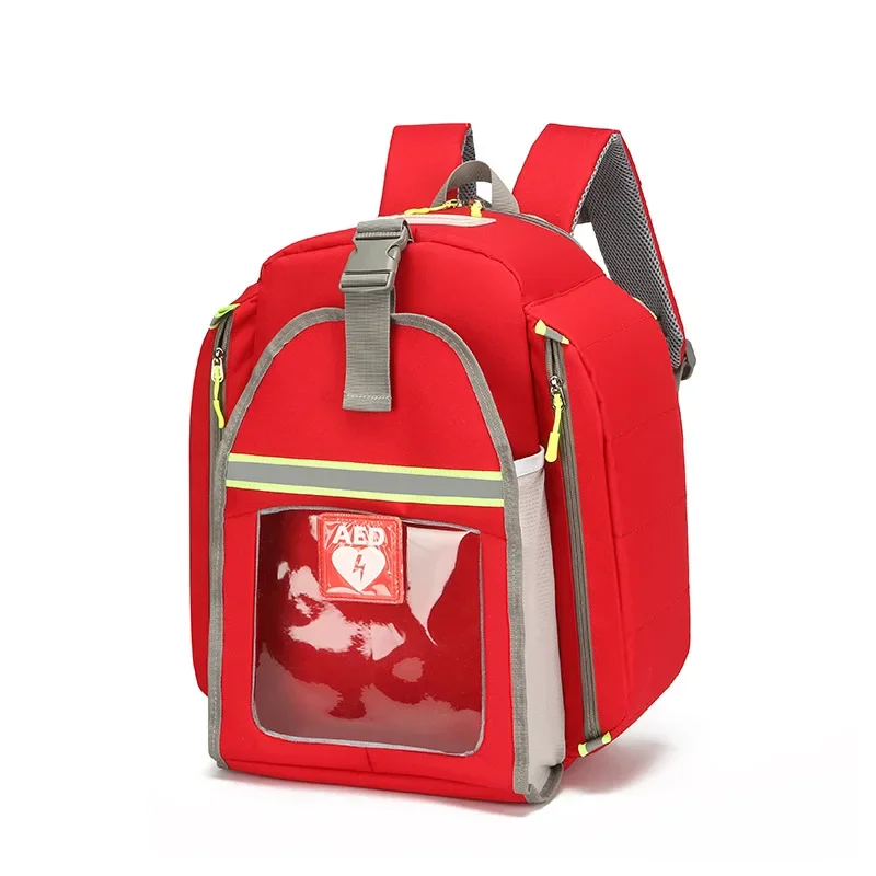 Mochila impermeable para AED desfibrilador gran capacidad exterior