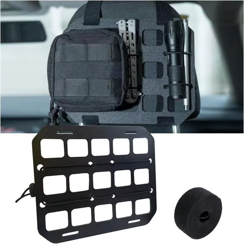 Panel MOLLE trasero para coche – Almacenamiento táctico universal