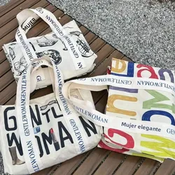 Bolso de lona gran capacidad para excursiones cortas y trabajo