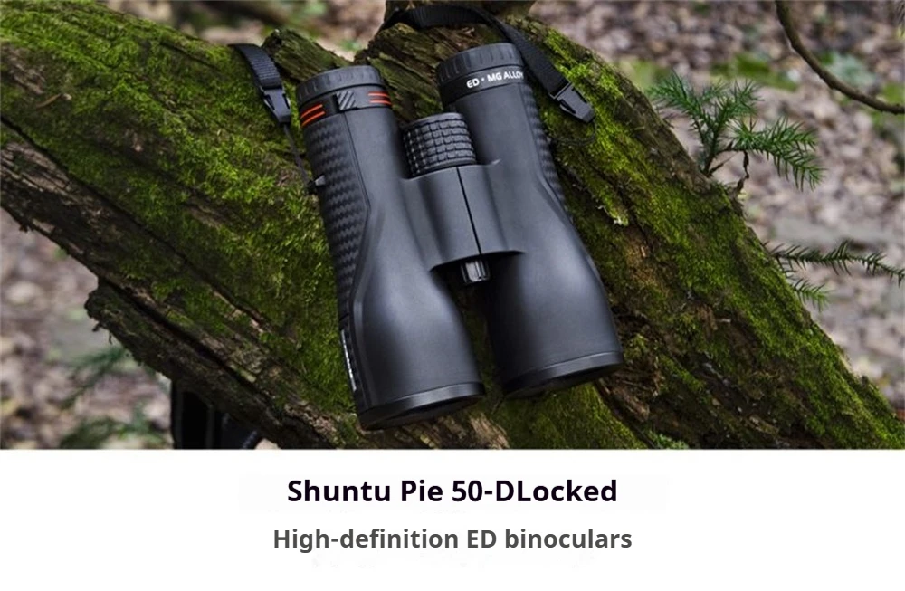 Binoculares Shuntu ED 10x50/12x50 en uso exterior