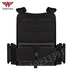 Yakeda Chaleco táctico de nylon 1000D multi-cam portaplacas