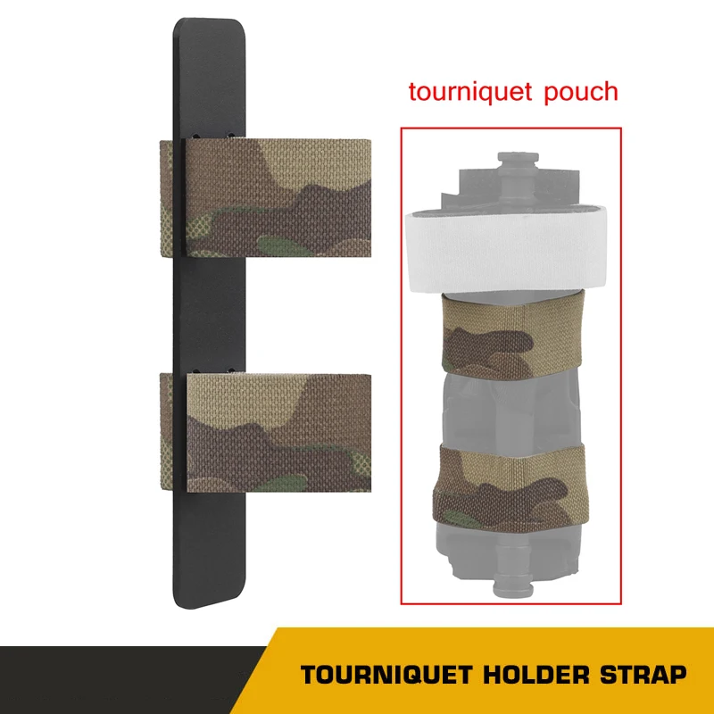 Porta torniquetes táctico MOLLE con soporte y correas elásticas - imagen 3