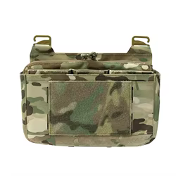 Bolsa táctica DOPE bolsillo canguro frontal Molle triple panel