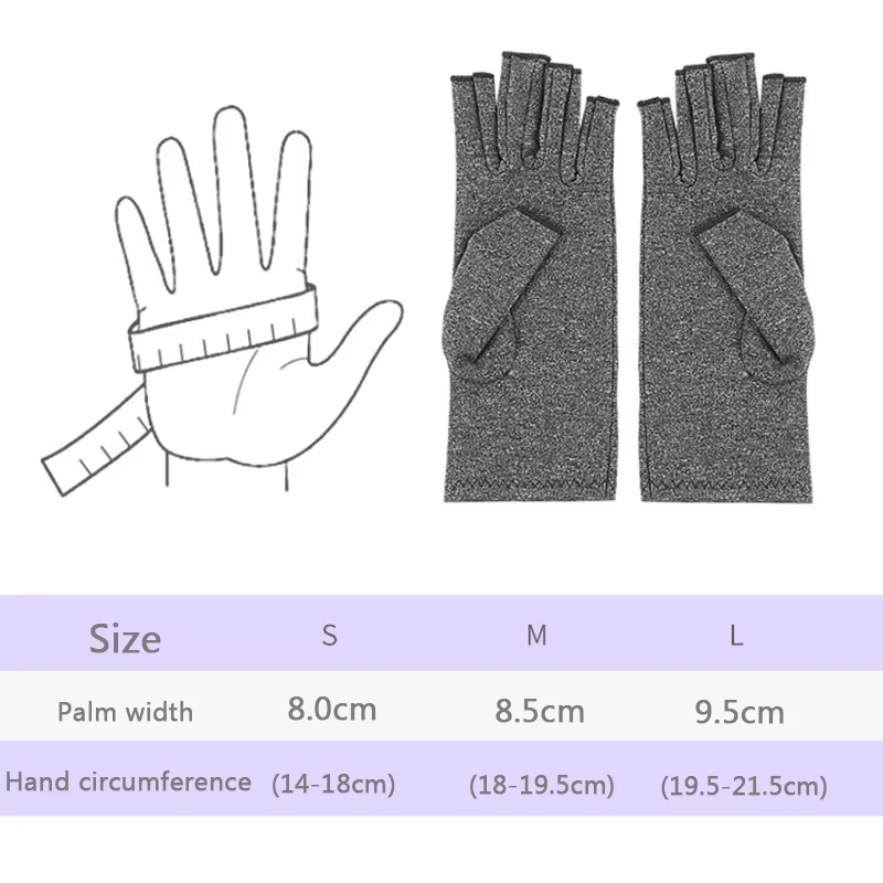 Guantes térmicos táctiles de compresión para artritis - imagen 5