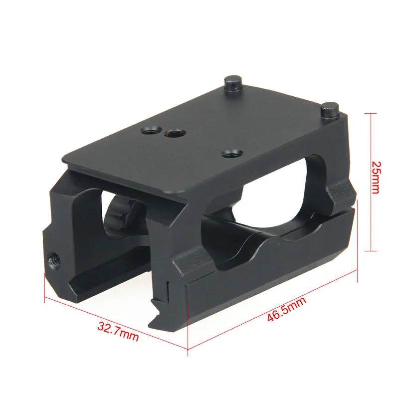 Placa QD para montaje de mira punto rojo elevación réflex Airsoft - imagen 4