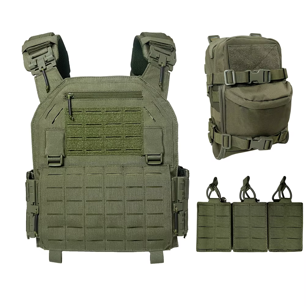 Chaleco táctico UT-ZH02 liberación rápida con hidratador MOLLE - imagen 3