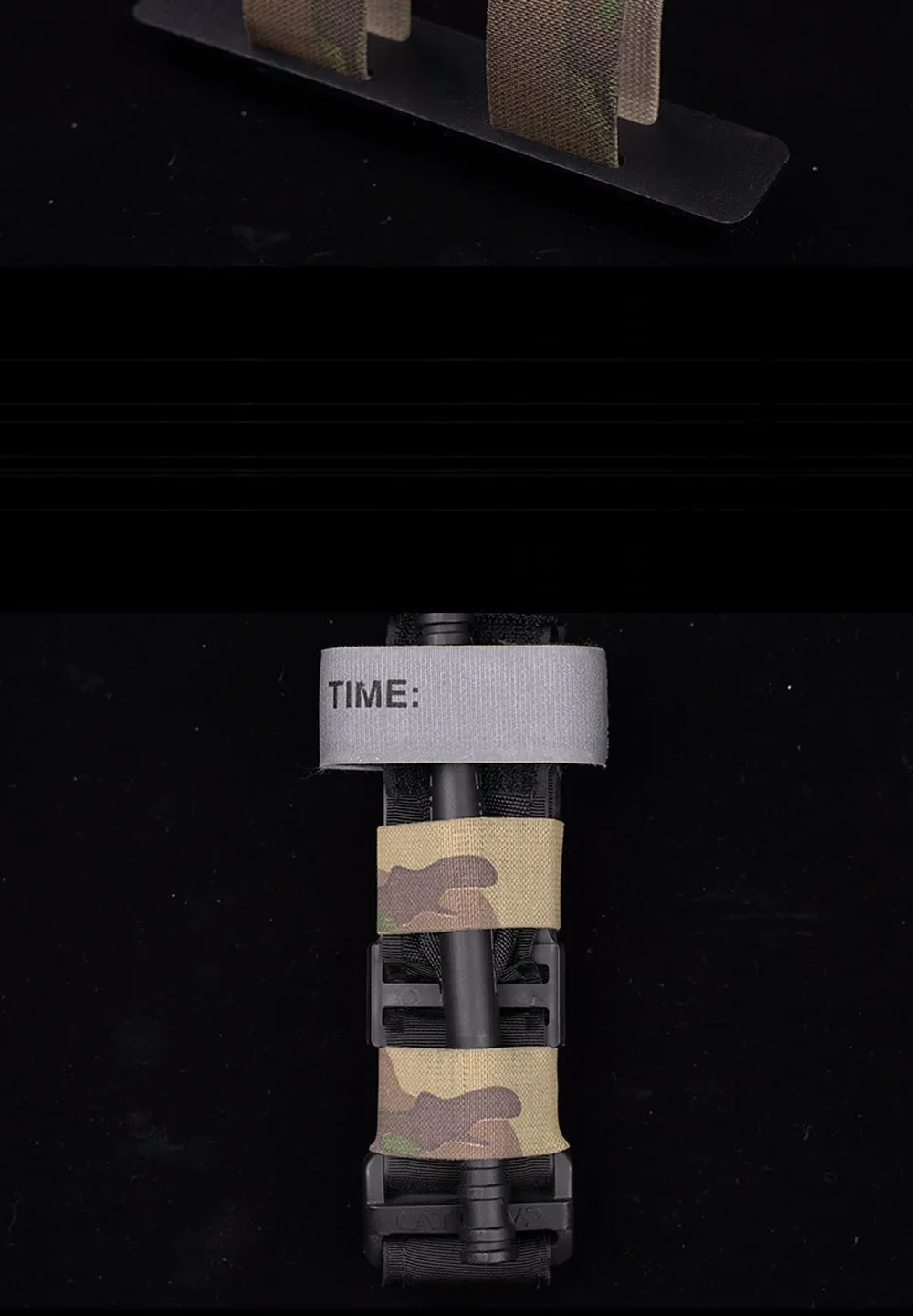 Bolsa MOLLE elástica para torniquete táctico con cierre velcro - imagen 3