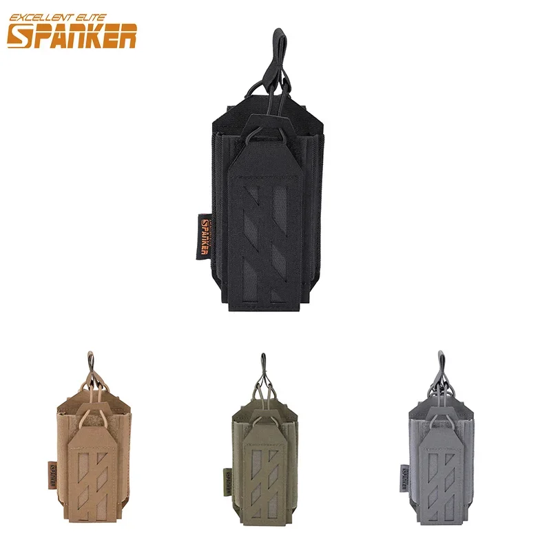 Funda MOLLE porta radio táctico – Bolsa walkie-talkie outdoor cazador