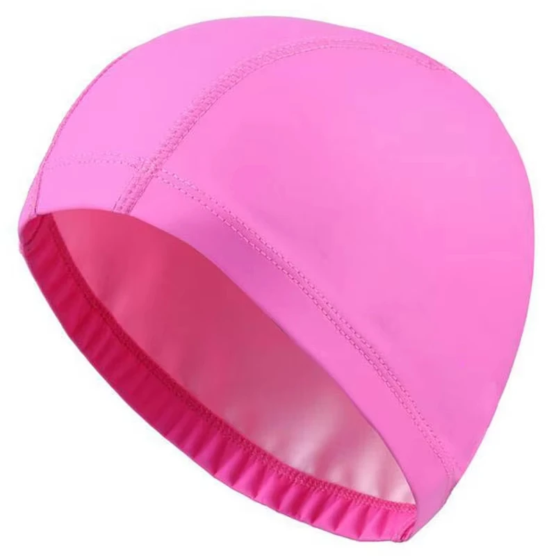 Gorro de natación impermeable PU protege orejas para piscina - imagen 2