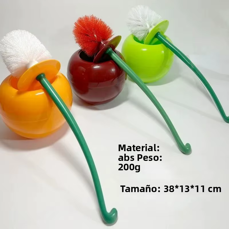 Cepillo de baño Cherry mango largo, cerdas suaves - imagen 4