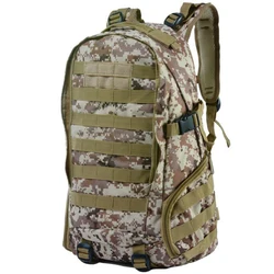 Mochila táctica MOLLE impermeable camuflaje para acampada