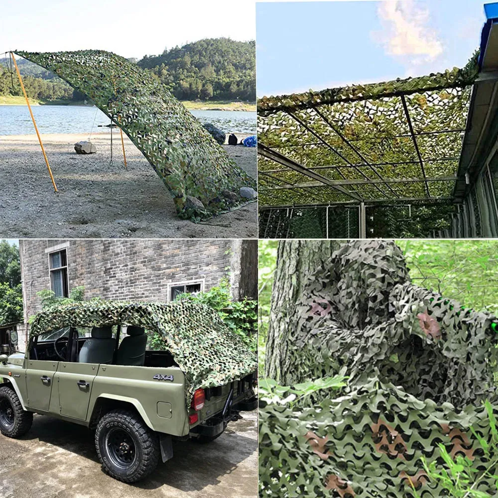 Malla de camuflaje selva para ocultación y sombra en exterior - imagen 5