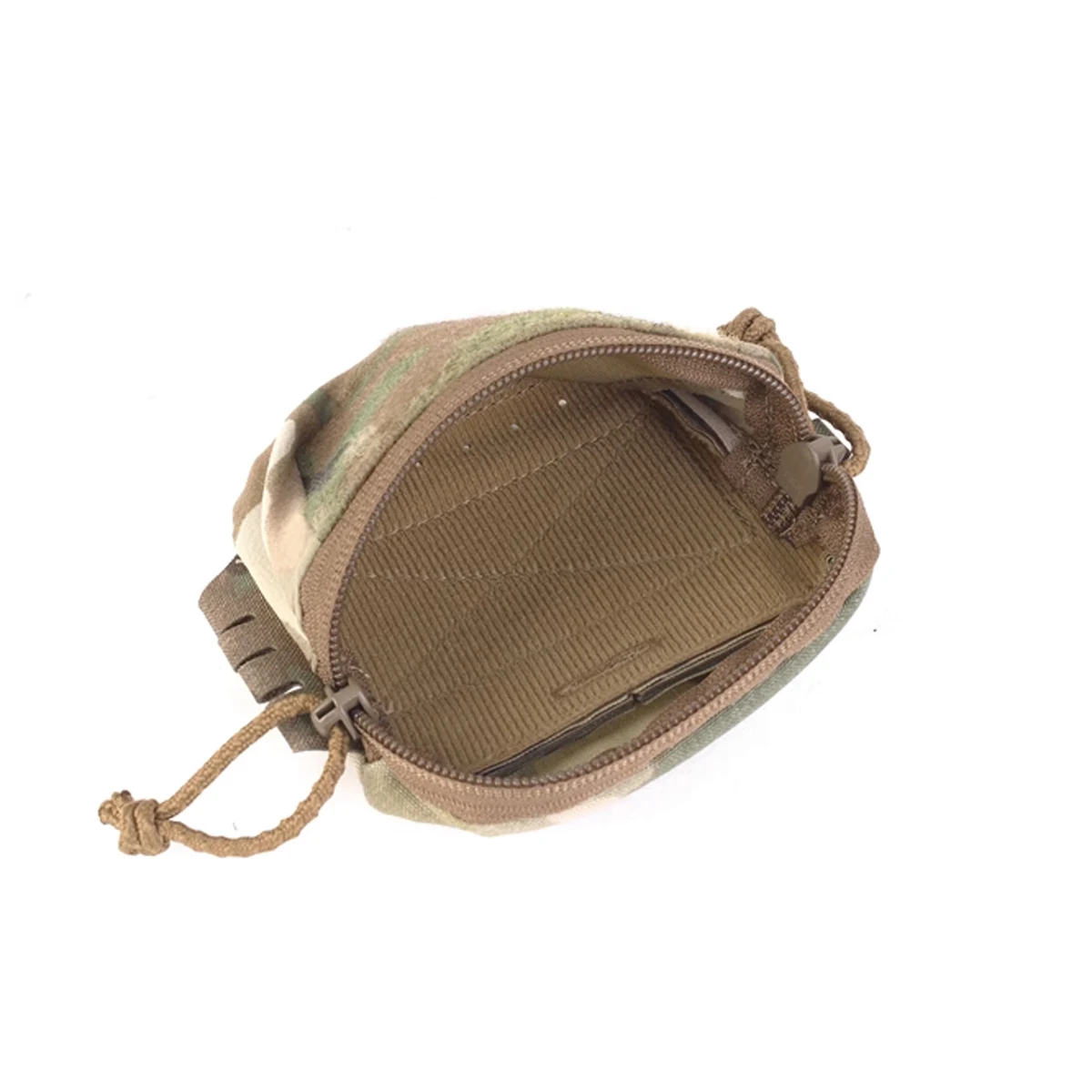 Bolsa para batería y contrapeso NVG instalada en casco