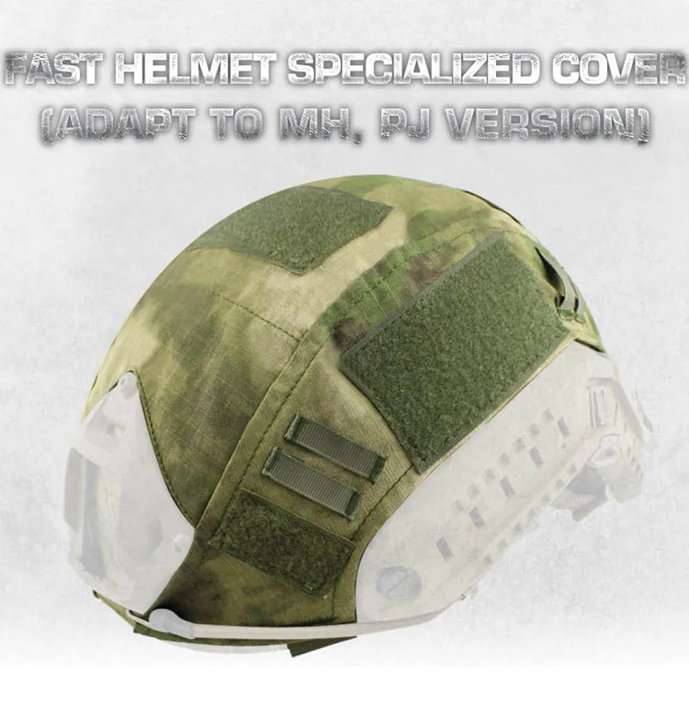 Cubierta de casco táctico camuflaje vista frontal