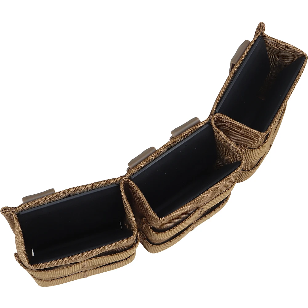 Porta revistas 7.62 KYWI Kydex triple MOLLE open top - Malice Clip - imagen 4